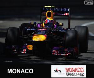 пазл Марк Уэббер - Red Bull - Гран Гран-при Монако 2013, третий классифицированы